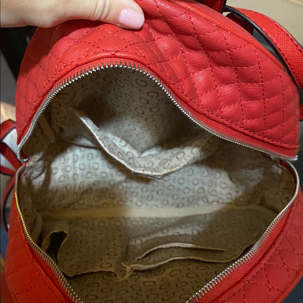 Red Guess Back Pack - image 7